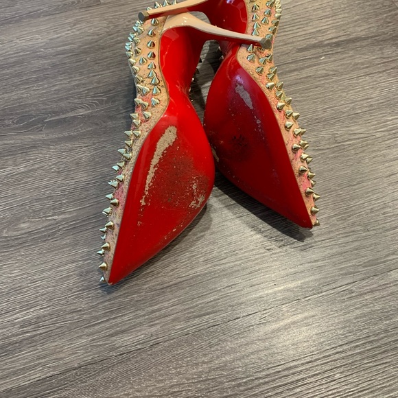 Christian Louboutin Multi Color Follies Spiked - Picture 3 of 6